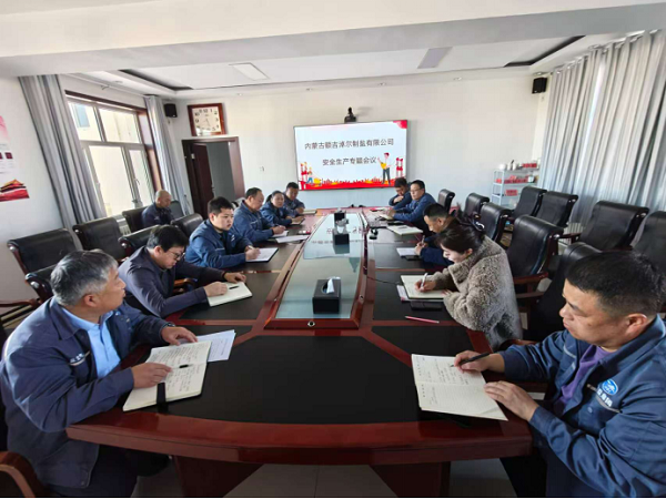 额盐公司召开安全生产专题会