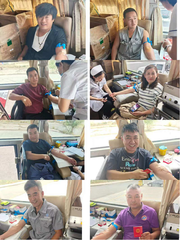 民族团结一家亲 热血同心暖人心 额盐公司联合多方开展无偿献血公益活动
